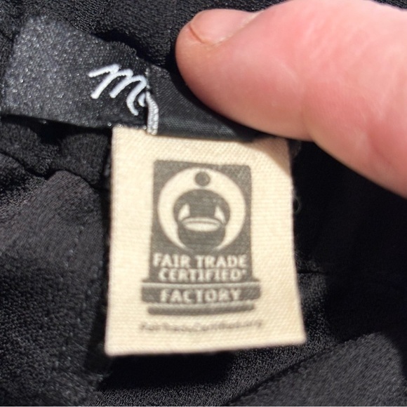 MADEWELL Sz 14 Drapey Paper Waist Elastic and Drawstring Pockets Slinky Pants - Picture 12 of 14